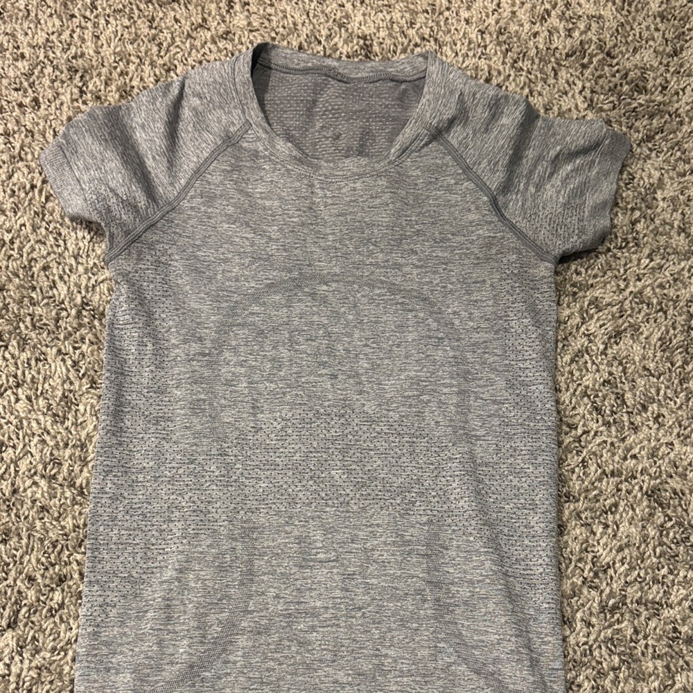 Gray Women's Athletic Top